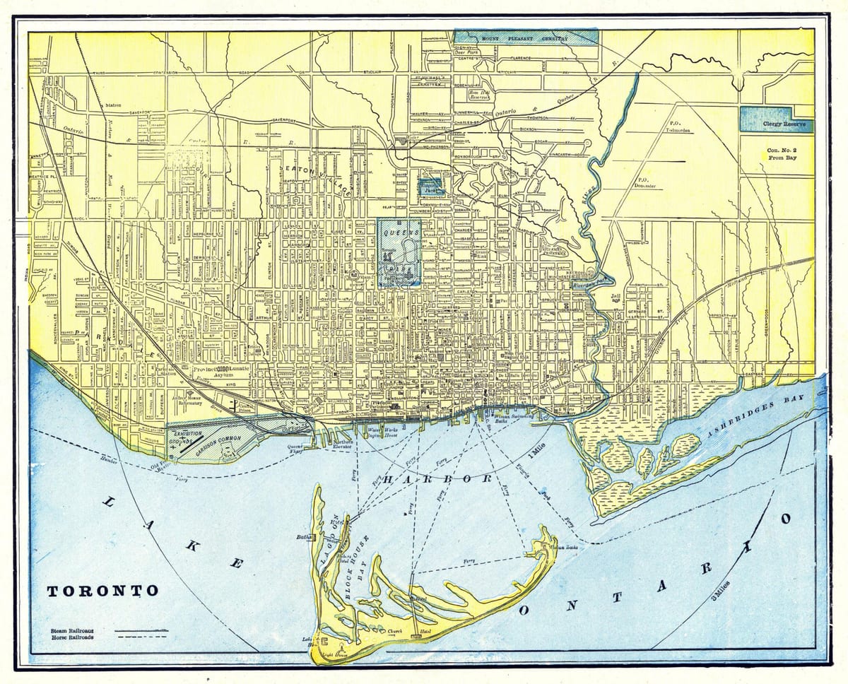 古地図のトロント