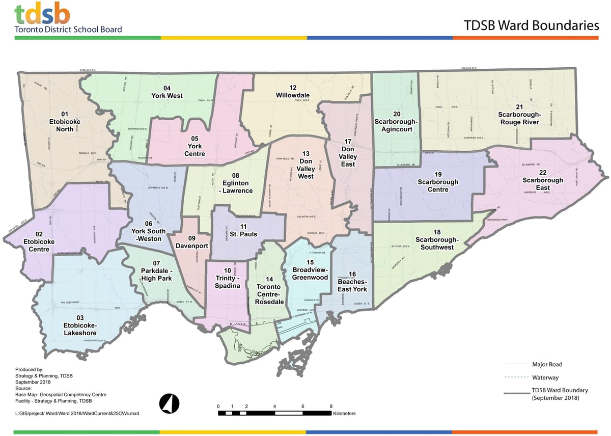 tdsb学校を地図