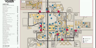 グエルフ大学地図
