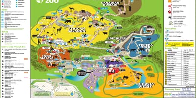 地図のトロント動物園