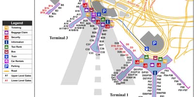 トロントピアソンの地図