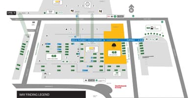 ユニオン駅のトロントの地図