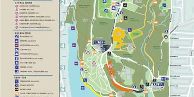 高い公園の地図