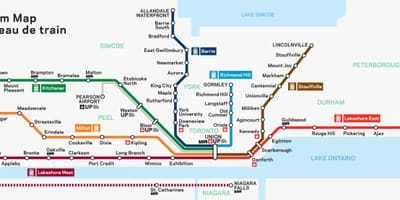 Go駅での地図