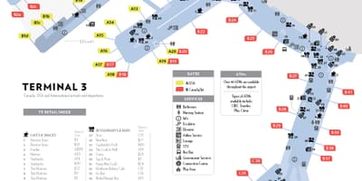 地図yyzターミナル3の地図