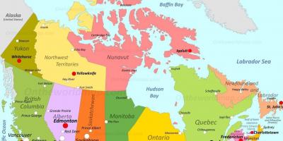 カナダトロントの地図
