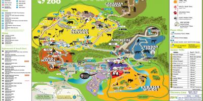 地図のトロント動物園